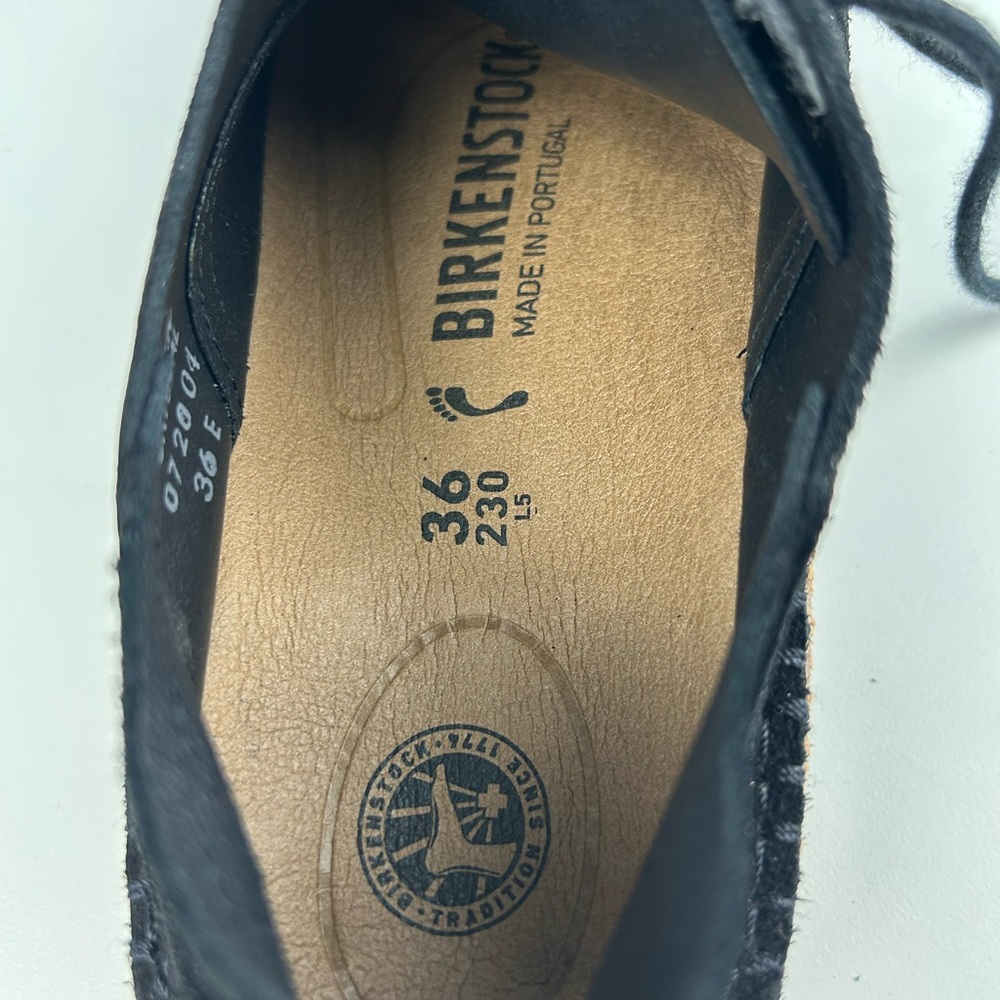 BIRKENSTOCK BLACK WOMENS GARY SUEDE LACE UP SIZE 36
5-5.5  US - Picture 4 of 10